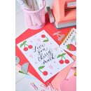 Sizzix Thinlits Die by Letters by Shells Fruit Doodles (17pcs)