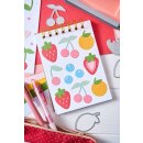 Sizzix Thinlits Die by Letters by Shells Fruit Doodles (17pcs)