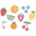Sizzix Thinlits Die by Letters by Shells Fruit Doodles (17pcs)