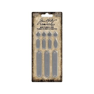 Tim Holtz Idea-Ology Halloween Word Plaques + Tags
