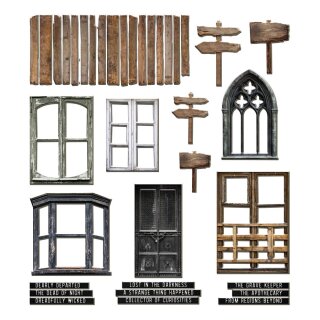 Tim Holtz Idea-Ology Halloween Baseboards