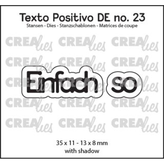 Stanzschablonen Einfach So