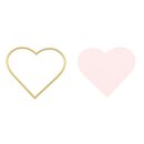 Stanzschablonen Herz 6 Grössen