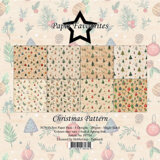 Christmas Pattern 12x12 Inch Paper Pad