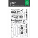 Best Gift Ever Stamp & Cut Set Just Because (DC329)