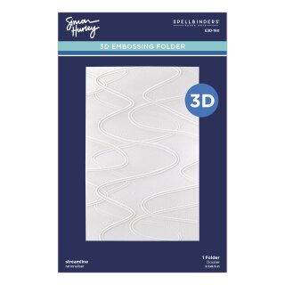 Ski-sons Greetings 3D Embossing Folder Streamline (E3D-160)