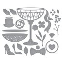 Happier Hour Etched Dies A Special Toast