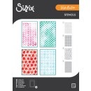 Stencil A5 by Vicki Boutin Buildables Backgrounds #1 (4pcs)