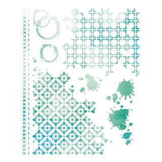 Stencil A4 by 49 & Market Artful Layers