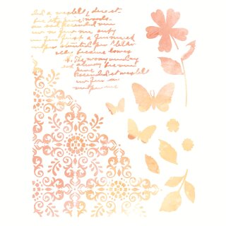 Stencil A4 by 49 & Market Petal Play