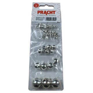 Schellen Mix silberfarben 37 Stück 6-18mm