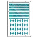 Sizzix Studio Clear Stamps w/Stencils by Mark Montano My Favorite Things (3pcs)