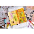 Sizzix Studio Clear Stamps w/Stencils by Mark Montano My Favorite Things (3pcs)