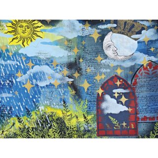 Sizzix Studio Clear Stamps w/Stencils by Mark Montano Weather Wonder