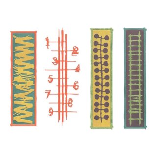 Sizzix Thinlits Die by Seth Apter Stretchers (6pcs)