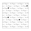 Prägeschablone von herzen mit Herz