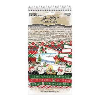 Idea-ology Tim Holtz Christmas Sticker Book
