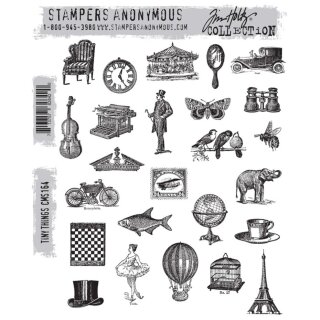 Stampers Anonymous Tiny Things Tim Holtz Cling Stamps