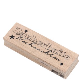 Stempel Zauberhafte Weihnachten 90x30mm