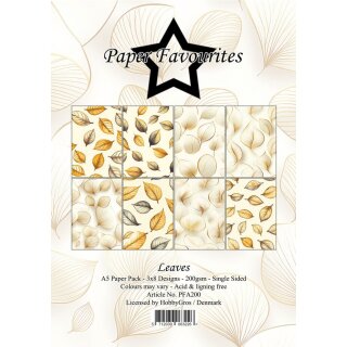 Leaves A5 Paper Pad 24 Blatt