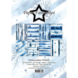 Watercolour Winter A5 Paper Pad 24 Blatt