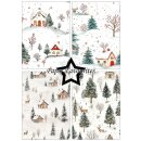 Winter Scene A5 Paper Pad 24 Blatt