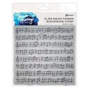 Simon Hurley create. Background Stamps 6x6 Inch Sheet Music