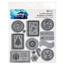 Simon Hurley Create Cling Mount Stamp Christmas Postage