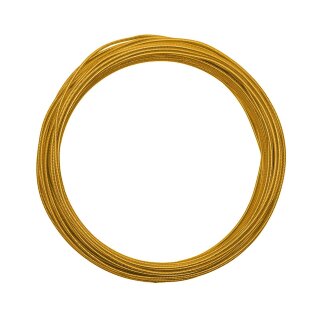 Aludraht geprägt goldfarben 2mm a 30 Meter