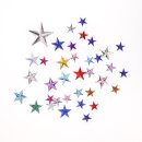 Dekosteine Sterne  bunt, 25gr