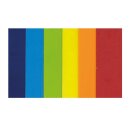 Verzierwachs Regenbogen 6 Platten 20x5cm
