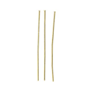 20 Stück Nietstift/ Kettelstift 45mm, Goldfarben