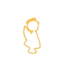 Stanzschablone Engel 45x86mm