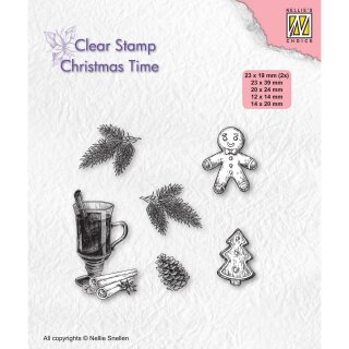 Clear-Stamp Christmas Time 6 Stempel