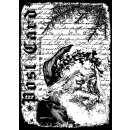 Santa Letter Tim Holtz Components Cling Mount Collage Stamp
