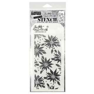 Poinsettia Tim Holtz Layering Stencil