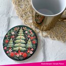 Plottix Rohling Keramik Untersetzer Rund