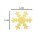 Stanzer Schneeflocke 14x16mm