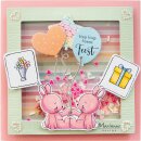 Stanzschablone Quadrate 6 Grössen