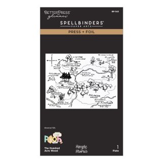 Say Cheese Classic Pooh Baby Press + Foil Plate The Hundred Acre Wood