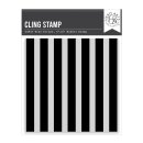 Packed With Love Cling Rubber Stamp Wide Stripe Bold...