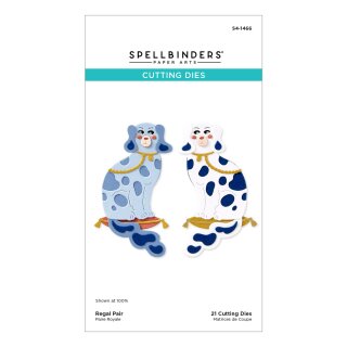 Regal Reflections Etched Dies Regal Pair