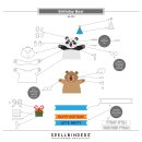 Sending Hugs Etched Dies Birthday Bear