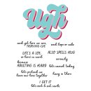 This Is Life Clear Stamp & Die Set Ugh