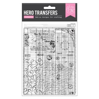 Spring Meadow Hero Transfers Grids & Icons Mixed Media