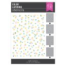 Eggstra Special Layering Stencil Set Confetti