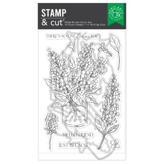 Spring Meadow Stamp & Cut Set No One Lilac You