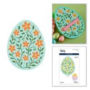 Happy Spring Etched Dies In Bloom Egg