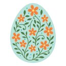 Happy Spring Etched Dies In Bloom Egg