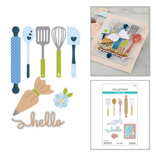 Make It & Bake It Etched Dies Fluff, Frost & Roll